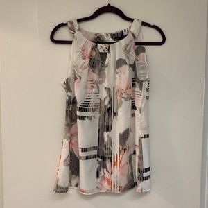 Jessie Shell Cream Pink Top Size 6